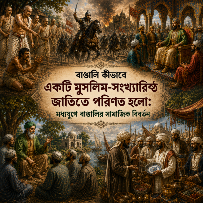 বাঙালি কীভাবে একটি মুসলিম-সংখ্যাগরিষ্ঠ জাতিতে পরিণত হলো